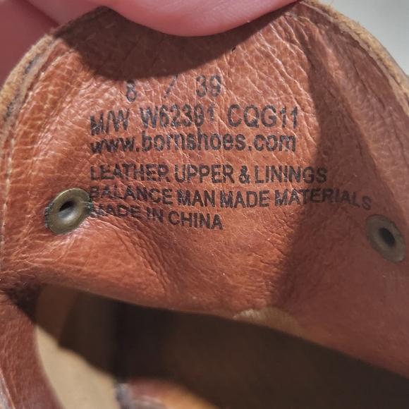 Born BOC Concept Women's Sz US 8 M Brown Leather Heel Mule Clogs Buckle EU 39 - Picture 13 of 16